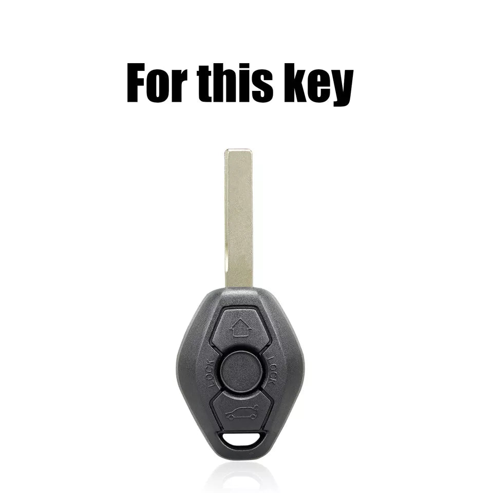 BMW E46 E36 E39 E61 E60 3 Button Remote Key Fob Case Cover Holder Protector