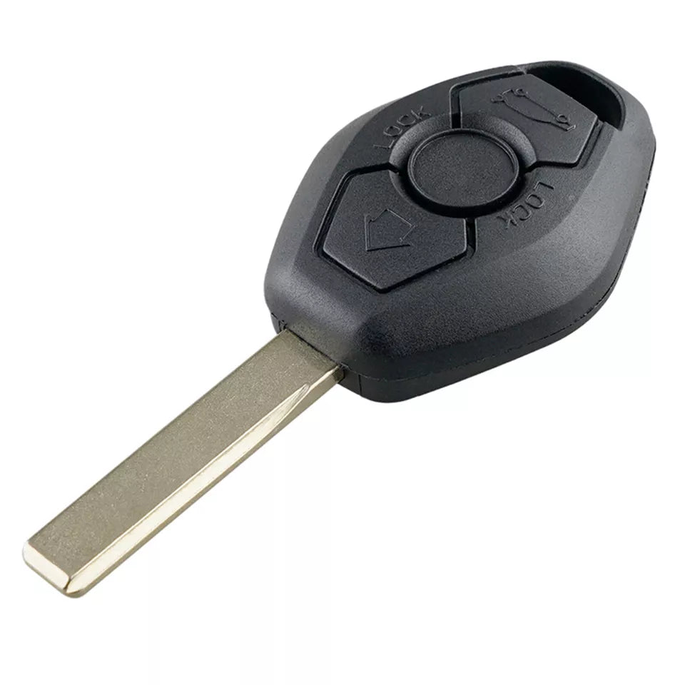 BMW ID44 Chip EWS Remote Key Fob 3 Buttons 315-433MHz