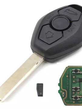 BMW ID44 Chip EWS Remote Key Fob 3 Buttons 315-433MHz