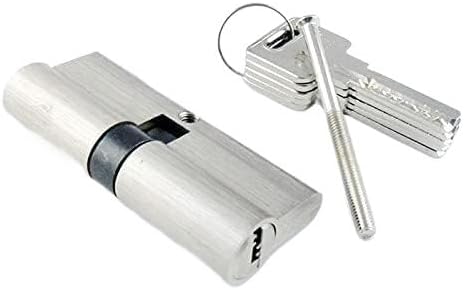 Cylinder Lock, Barrel Lock, Double Open Lock 60 70 80mm Euro Cylinder Lock (Cylinder with 5keys)