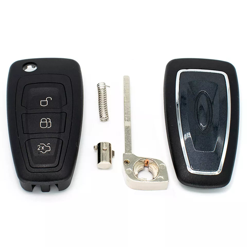 Ford Focus,Transit Fiesta Keyless Car Flip Remote Key Fob Shell Transmitter Uncut