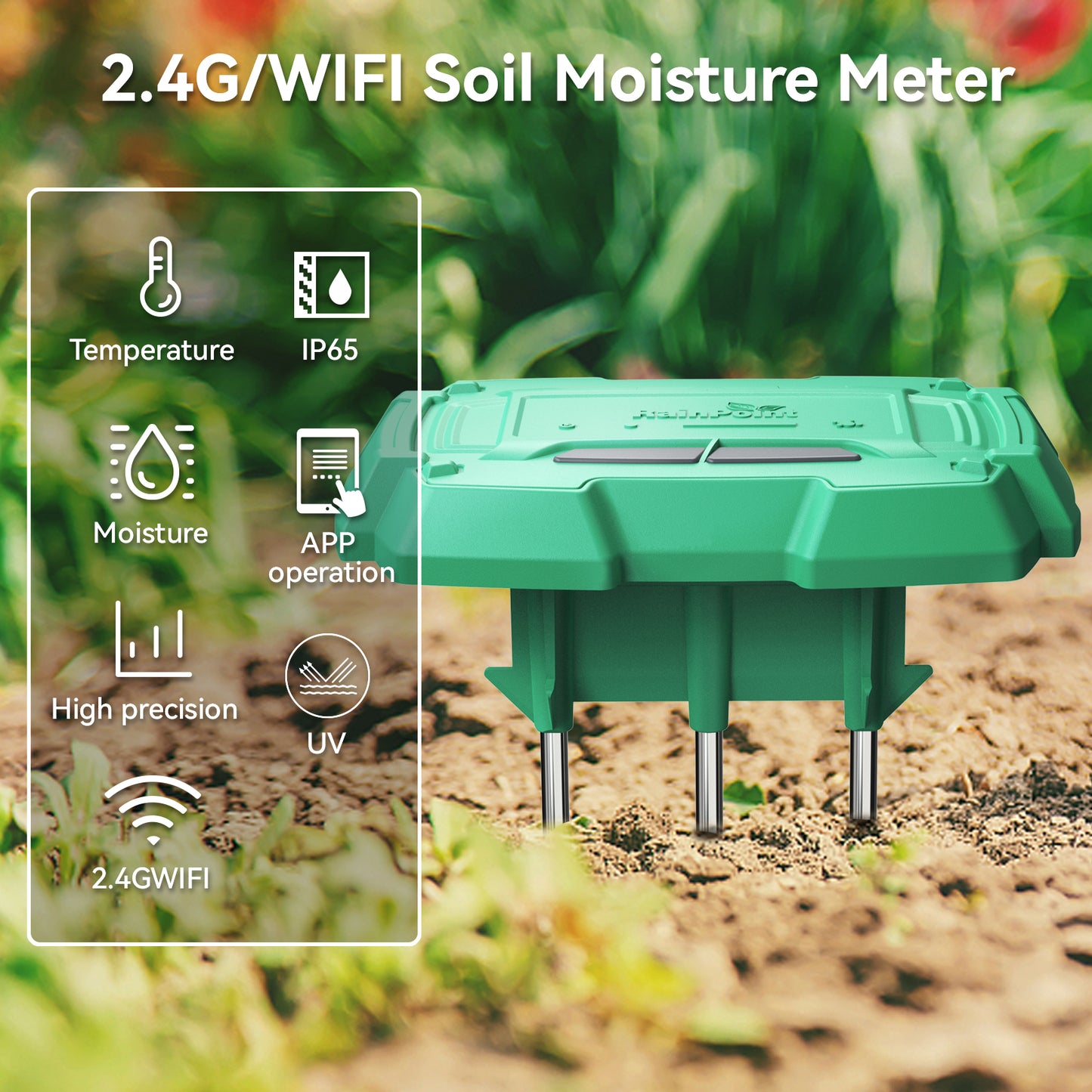 Soil Moisture Outdoor Sensor APP WIFI Controller Smart garden system