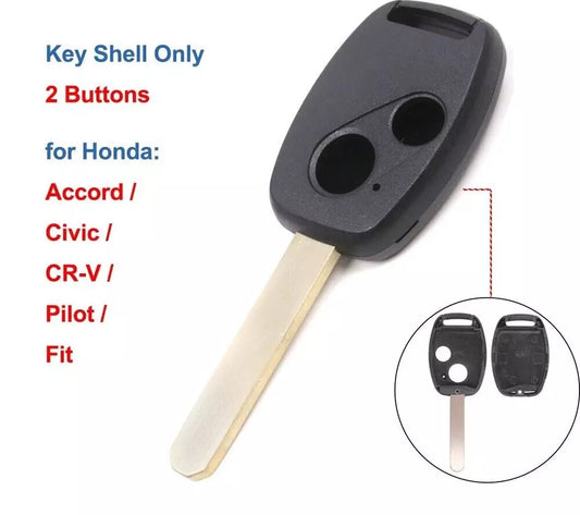 Honda Remote Key Shell 2 Buttons High Quality HON66 Blade