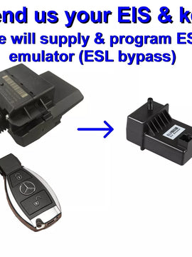 Mercedes Benz Steering Lock ESL ELV Emulator Programming W204 W207 W212