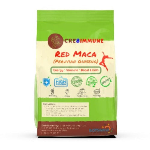 Red Maca (Peruvian Ginseng), Achieve Your Peak Performance - Energy Drink Powder, Hormone Balance, Focus, Wellness, for Men & Women - Organic