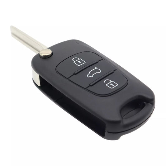 KIA Hyundai Flip Remote Key Shell 3 Buttons Sedan Type TOY48 Blade