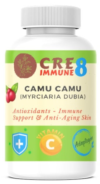 Peruvian Camu Camu Capsules - High in Vitamin C, Immune System Support