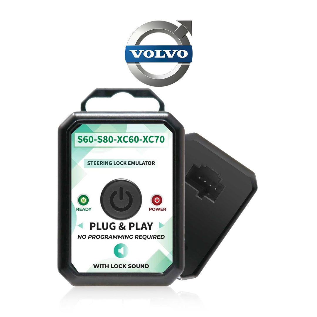 Volvo v40-s60-s80-xc60-xc70 steering lock emulator simulator plug and play