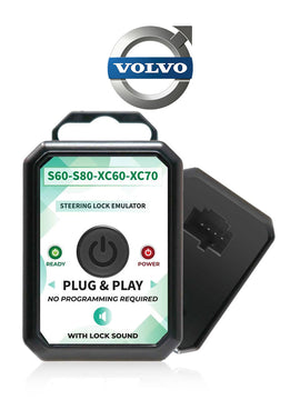 Volvo v40-s60-s80-xc60-xc70 steering lock emulator simulator plug and play